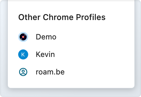 Chrome profielen